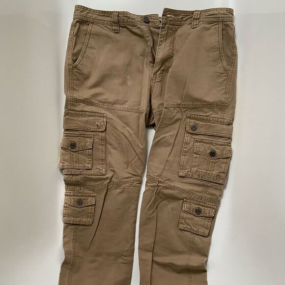 Tan Cargo Pants - Picture 1 of 5
